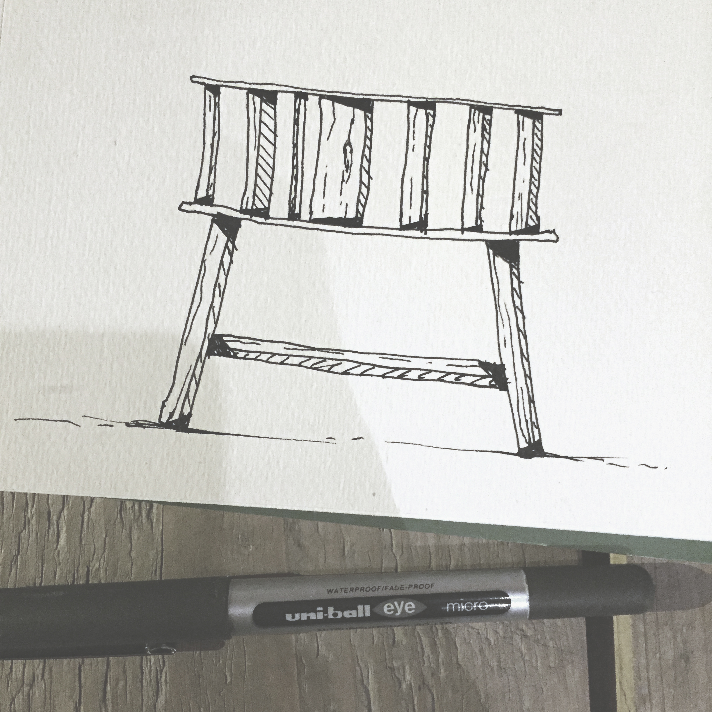 Chair doodle by Sebastian Galo